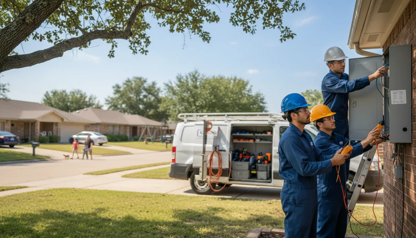 Certified electrician providing emergency electrical services in Yorkville, OH